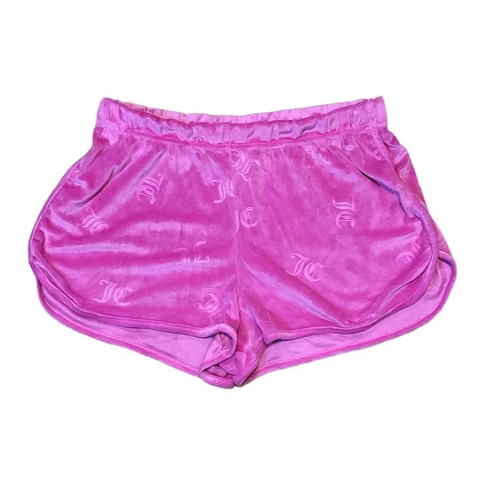 Juicy culture pink pink shorts velour mean girls